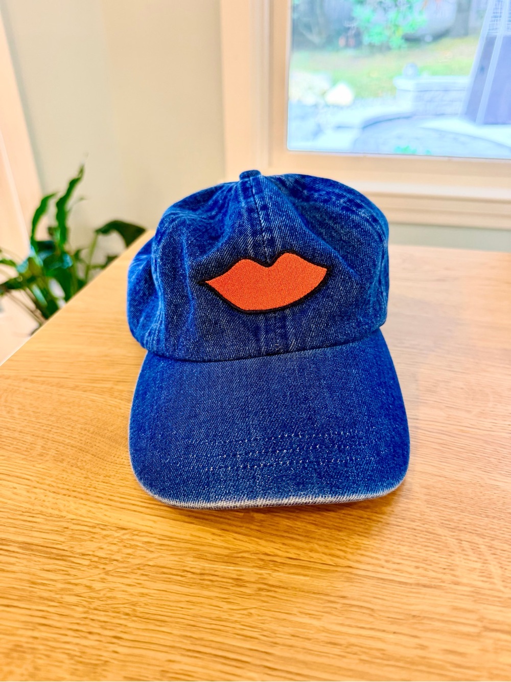 Clare V Denim Baseball Cap NWT